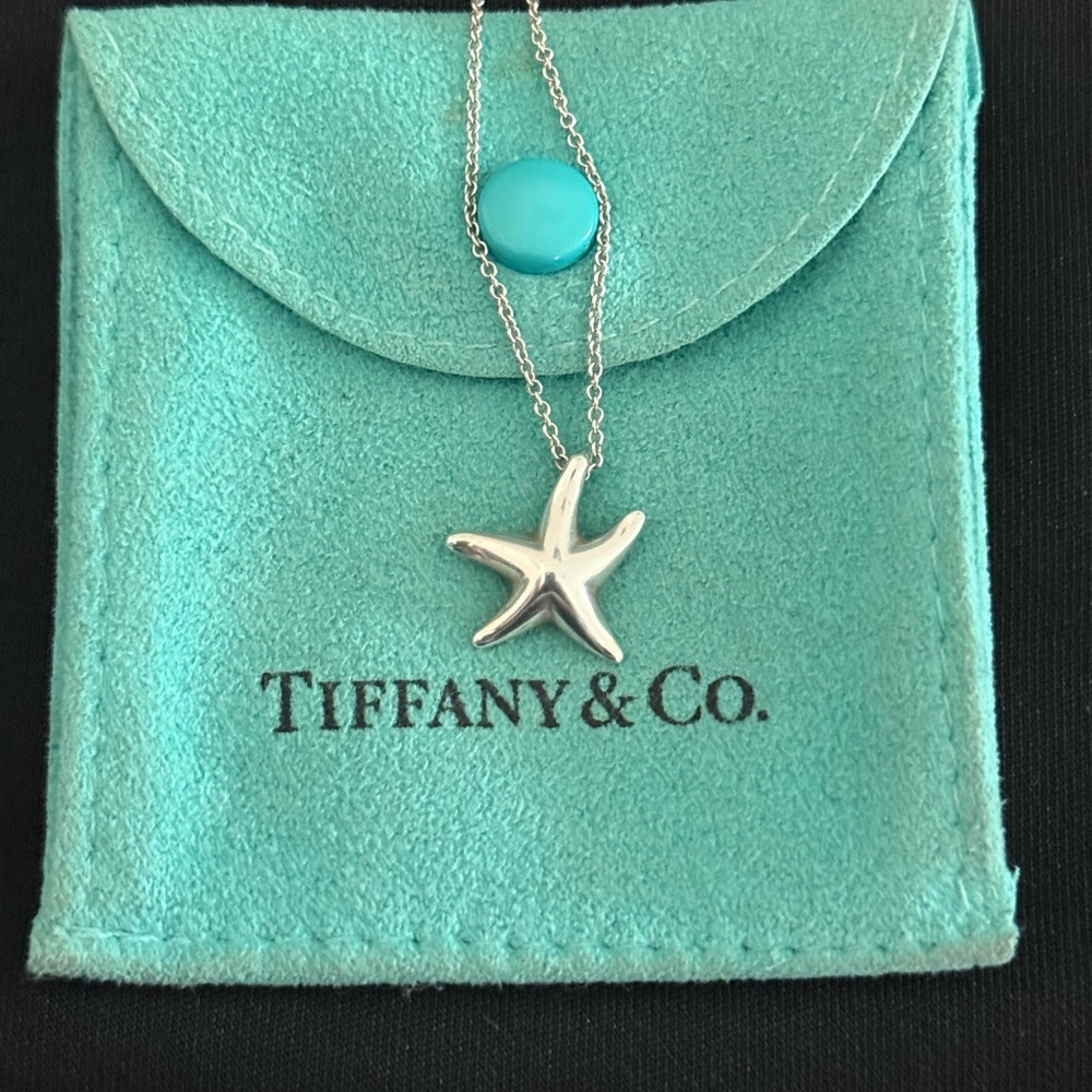 Tiffany & Co. Silver Starfish Necklace
